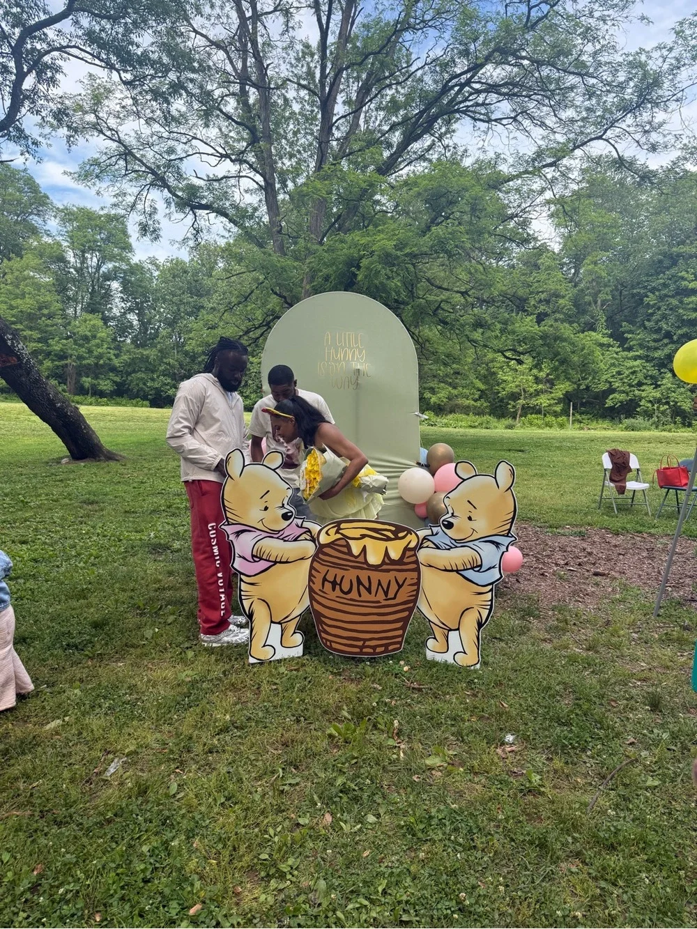 Winnie the Pooh Honey Pot Party Cutout Decoration - Yellow